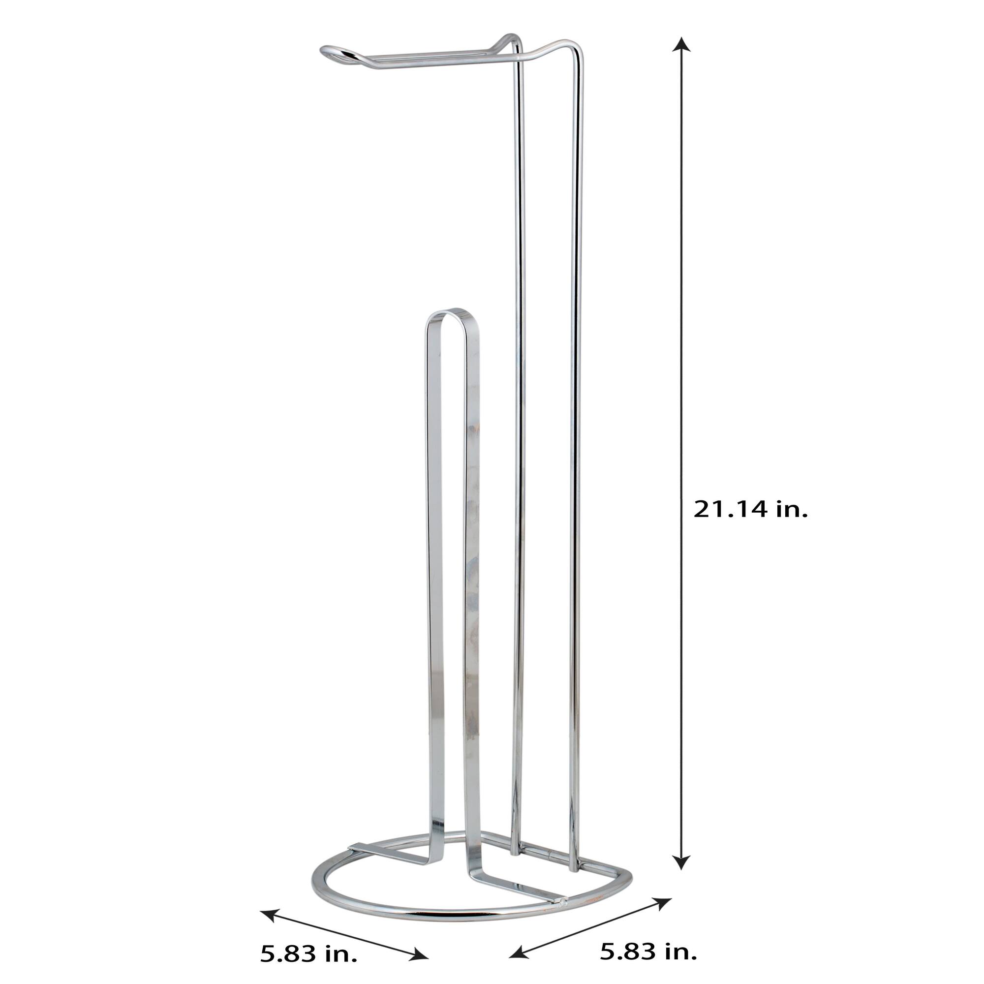 Bath Bliss Chrome Toilet Paper Reserve & Dispenser